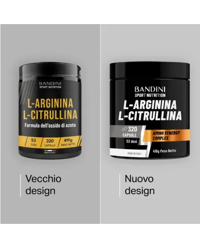 L-Arginina + L-Citrullina - 320 capsule